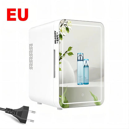 Mini Frigo Maquillage 4L avec Miroir LED - Skincare & Beauté | EAFC