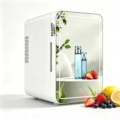 Mini Frigo Maquillage 4L avec Miroir LED - Skincare & Beauté | EAFC