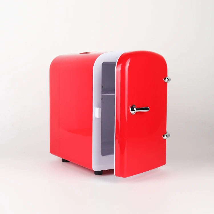 Mini Frigo Vintage Portable 4L - Rétro | Bureau & Voiture