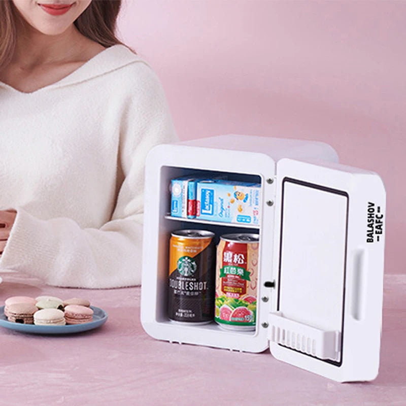 Mini Frigo Maquillage 4L avec Miroir LED - Skincare & Beauté | EAFC