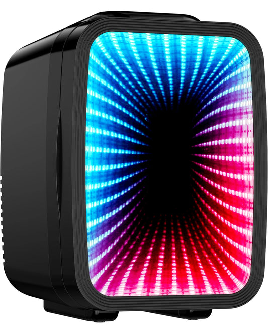 Mini Frigo 4L Gaming - 7 Modes LED & Miroir | Chaud & Froid
